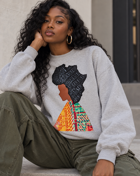 Afro Woman Sweatshirt