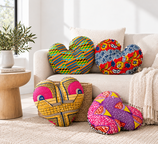 Akoma 'The Heart' Pillow