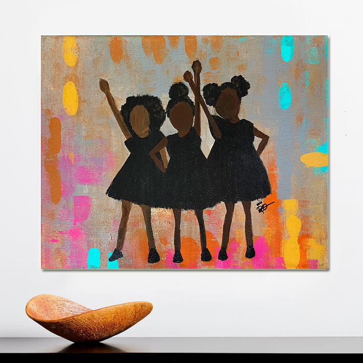 Homage. original painting